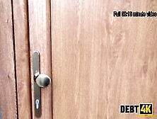 Debt4K.  Preggo Debtor Has No Choice But To Have Sex With The Collector