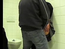 Getting Fucked On Public Washroom