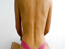 Fit Goddess Training Back Muscles! Irresistible See! Topless