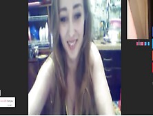 Sweet Ukrainian With Nice Big Boobs Play On Chatroulette