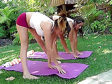 Lesbian Sex After Hot Workout In The Park