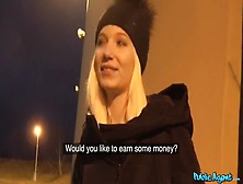 Hot Blonde Fucks For Czech Cash