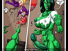 Futanari She Hulk Hard Vagina Pounding Marvel Comic Porn