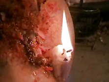 Kinky Crystels Hot Wax Punishment And Self Dommed Slave