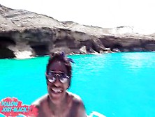 Ebony Girl Gets Public Fucked On A Boat While People Watching