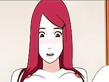 Busty Anime Redhead Kushina Double Pounded In A Threesome