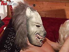 Fucked Up Orgy With A Wolf Mask