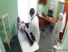 Busty Blonde Nurse Fucking Her Doctor