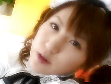 Mizuki Hana In French Maid Costume Works Her Cooch