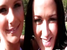 Phoenix Marie And Friend Sluting At The Park
