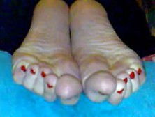 Cum On My Gf's Feet Pt.  8