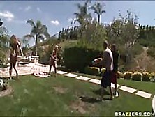 Two Sluts Fucked In The Pool