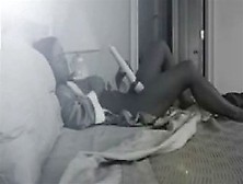 My Beautifull Mum Masturbating In Her Bed Room.  Hidden Cam