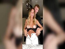 Sexy Young Couple Showing Her On Webcam