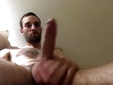 Hung Stud Masturbating Huge Cock