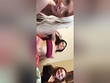 Hot Girls Periscoping On A Sleepover