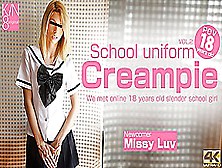 Cream Pie We Met Online 18 Yers Older Slender School Whore Vol2 - Missy Luv - Kin8Tengoku