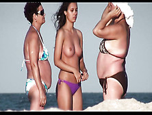 Topless Alluring Beach Girls High Definition Video Spycam
