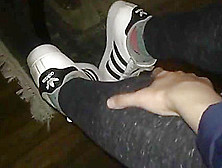 Sweaty And Smelly Girl Adidas Superstars