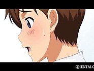 Cock Sucking Anime Girl Gets Facialized