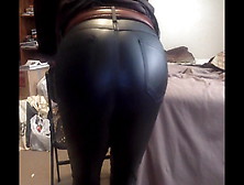 My New Leather Jeans (But Did My Panties Peek Out Again?)