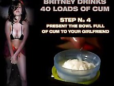 Woman Drinks 40 Loads Of Cum