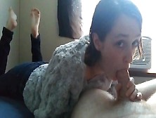 Sophieellie Swallows And Blows My Wang Until Im Satisfied.  Jizz Shot.  Feet.