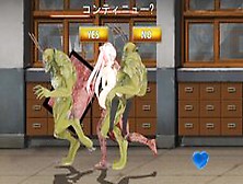 Fighting Girl Mei Gameplay: Stage 2 Aliens,  Zombies And Mutant Grasshoppers! (Ryona)