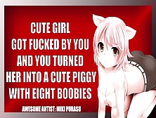 Transformation Of A Bitch Into A Pig While You Are Fucking Her Hard [Asmr]
