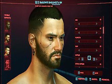 Cyberpunk.  Male Genitals - The Choice Of The Size Of A Member Of The Hero | Porno Game 3D
