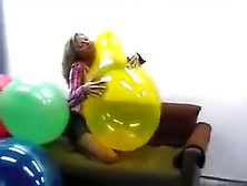 Huge 24 Balloons Getting Popped