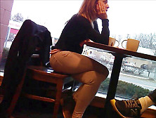 Candid Milf Tight Pants Sitting Talking Thick Ass And Legs Supermodel Caboose