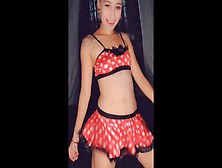 Minnie Mouse Cosplay (Full Length On Of)