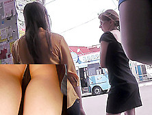 Upskirts In Public Gives Chance To Enjoy Intimate View