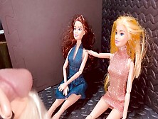 Cfnm And Bukkake Action With Small Penis Cumming On Clothed Barbie And Her Girlfriends