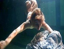 Sexy Big Bouncing Tits Underwater In The Pool