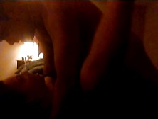 Passionate Couple Making Love By Candlelight