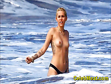 Miley Cyrus Fools Around With Fuckfest Plaything While Nude