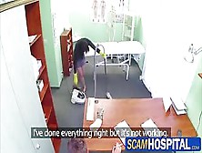 Pervy Doctor Fucks His Super Sexy Cleaning Lady In His Table From Behind For Doggystyle
