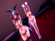 Mmd R18 Bunny Baku Banged! Hardcore After Concert 3D Anime