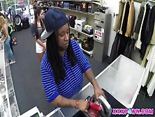 Desparately Needs Money For Books So She Agrees To Get Fucked In The Pawnshop