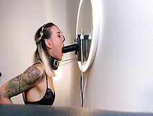 Anakatana's Deepthroat Training Set Up: Hitachi,  Blinding Lenses,  Nose Hook,  Inflatable Behind Plug