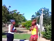 Girls Humiliated While Fighting Enf