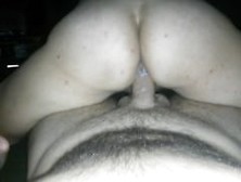 I Take His Huge Cock In My Ass And Ride It Deep