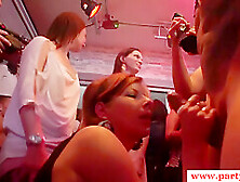 European Babes Go To A Crazy Gangbang Fest In The Club