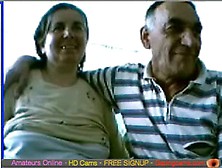 Old Couple Have Fun On Cam