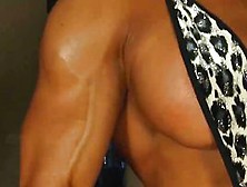 Aziani Steel Angela Salvagno Female Bodybuilder Receive In Nature's Garb