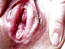 Her Swollen Creamy Cunt Is Delicious! Eating A Aroused Puffy Pussy.  Creampie.  Female Orgasm.  Extreme Close-Up.