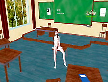 An Animated 3D Sex Video Of A Cute Girl Giving Sexy Poses Inside The Class Room