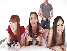 Cheating Partner Camera And Comrades Fuck Hard Gamer Girls